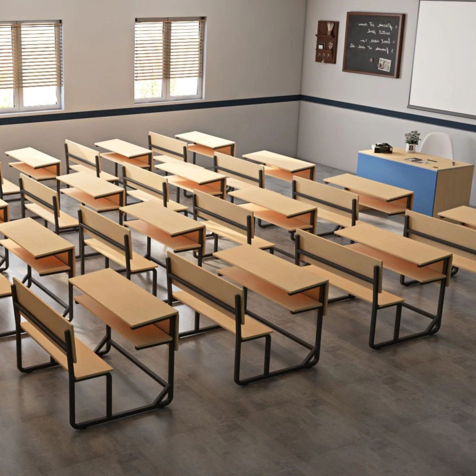 Student desk design 1 by Brandwave Furniture